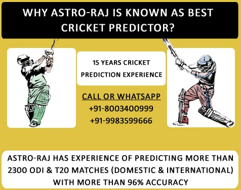 why astro raj is known as best cricket predictor